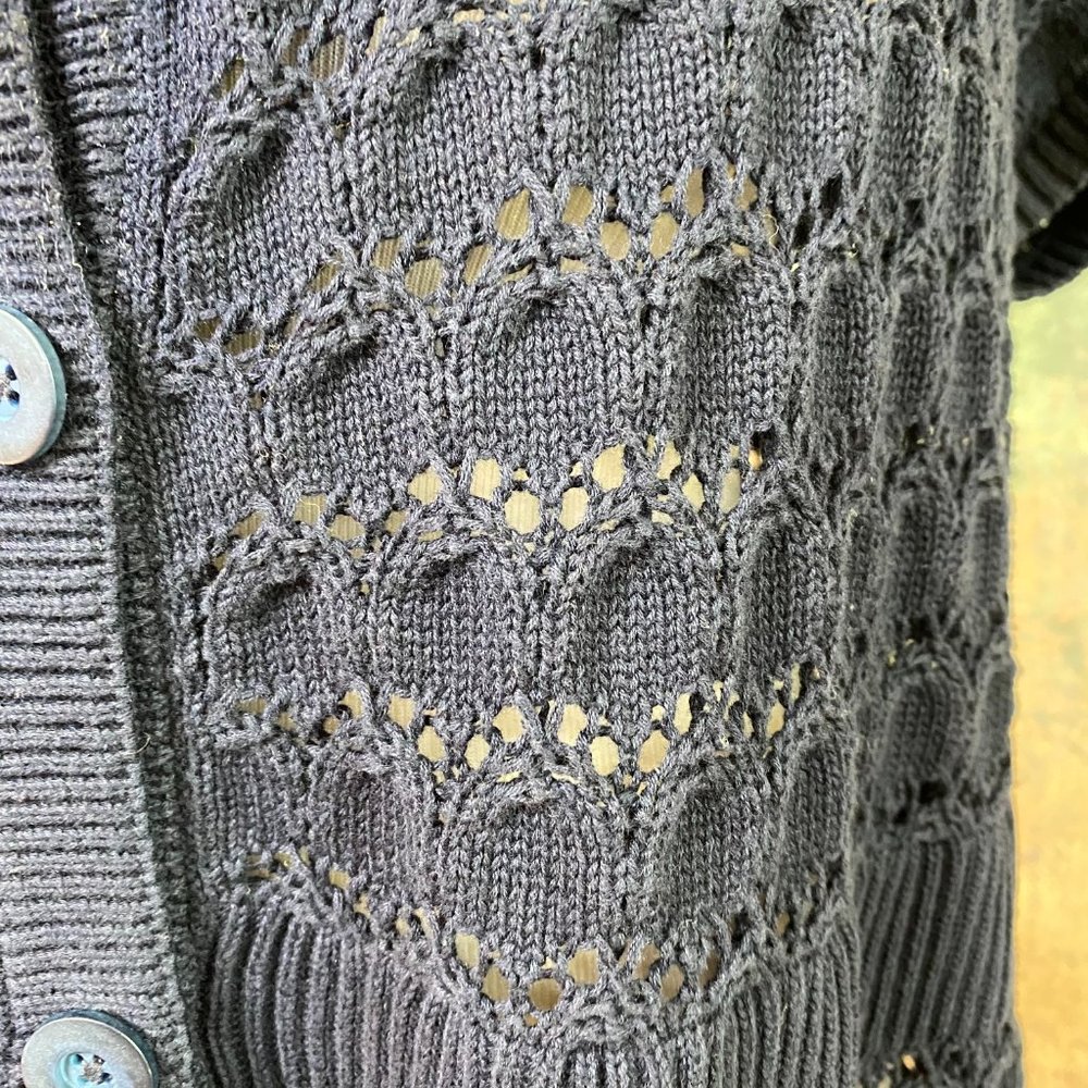📌Jones New York Knitted Cotton Cardigan - Picture 5 of 15